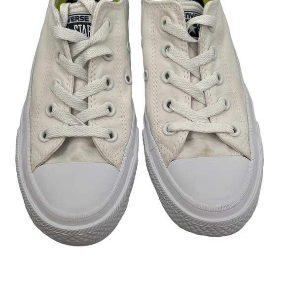 Converse White Chuck Taylor II Lunarlon Sneakers Size 6 Women's (4 Men's) - Picture 11 of 11